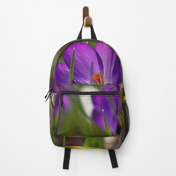 Item preview, Blooming crocuses with a painted effect designed and sold by yuretzius.