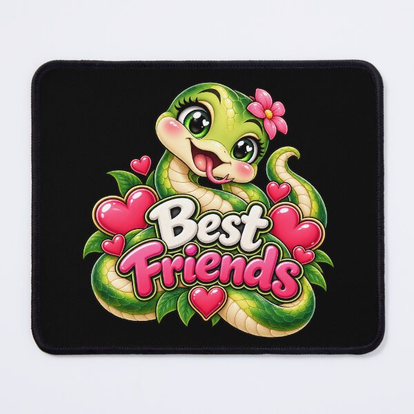 Item preview, Best Friends Snake – Cute Kawaii Snake Reptile Friendship designed and sold by aventi24.