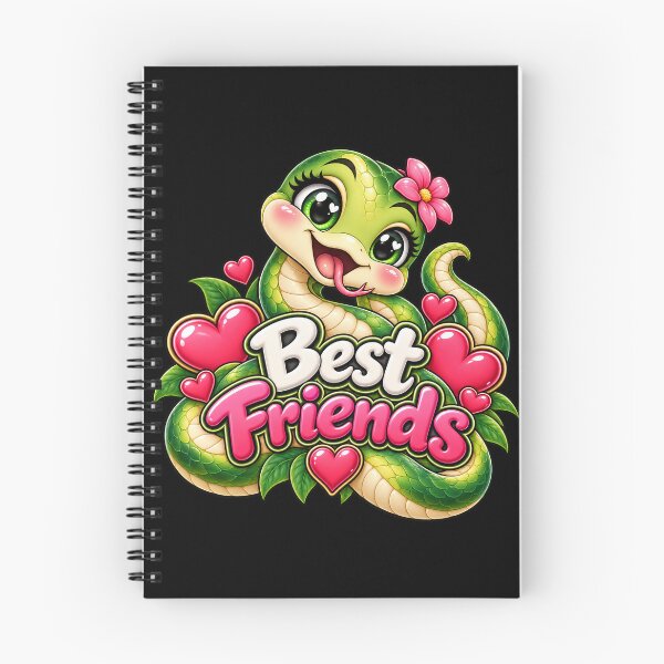 Item preview, Best Friends Snake – Cute Kawaii Snake Reptile Friendship designed and sold by aventi24.