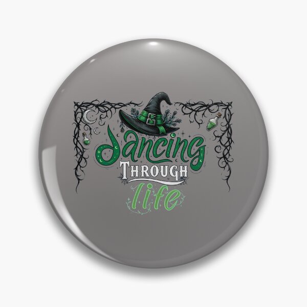 Item preview, Dancing Through Life Witch Hat Text Graphic-30 designed and sold by NicoleRuhrmann.