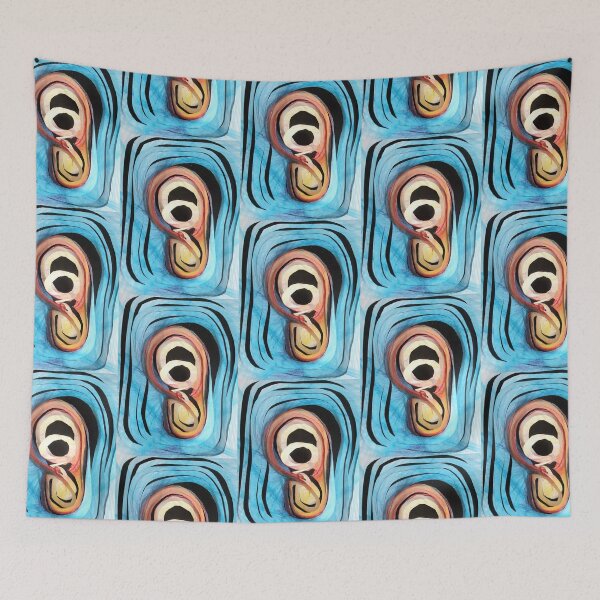 Item preview, The Listening Mind - Surreal Abstract Ear and Vortex Portal Art designed and sold by MAMA.art.Rio <Marsailhe_Milward>.