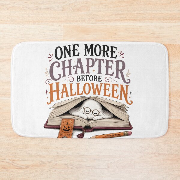 Item preview, One More Chapter Before Halloween Bookish Reading designed and sold by LiviuGligoros.