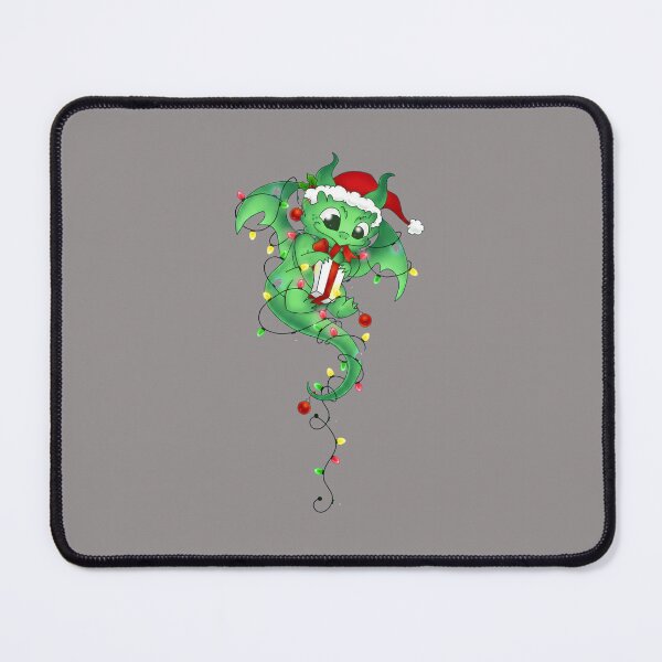 Item preview, Cute Dragon Wrapped in Christmas Lights Gift-24 designed and sold by KatharinaWegene.