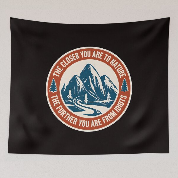 Item preview, Nature Quote Mountain Road Vintage Outdoor Art designed and sold by Rockx5.