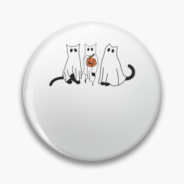 Item preview, Ghost Cat Halloween Pumpkin designed and sold by kashiart.