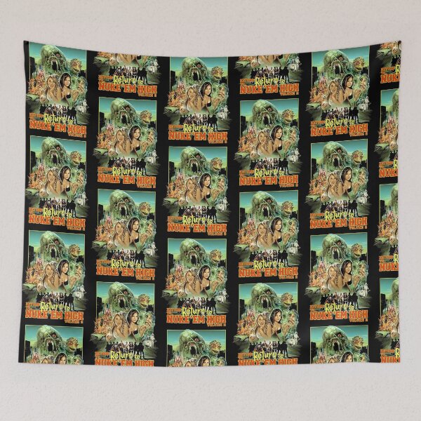 Item preview, Toxic Mutant Monster Retro B-Movie Poster designed and sold by JeannetteJGray.