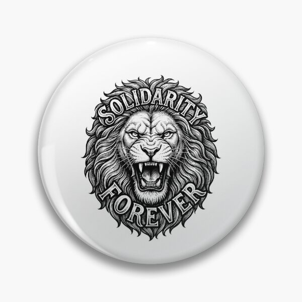 Item preview, Solidarity Forever Lion Socialist Anticapitalist Vintage Graphic    designed and sold by Owcomm.