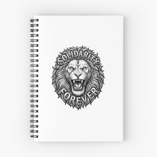 Item preview, Solidarity Forever Lion Socialist Anticapitalist Vintage Graphic    designed and sold by Owcomm.