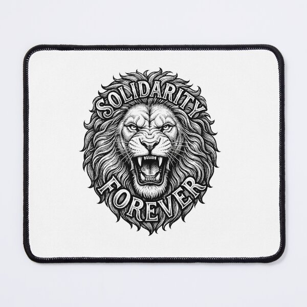 Item preview, Solidarity Forever Lion Socialist Anticapitalist Vintage Graphic    designed and sold by Owcomm.