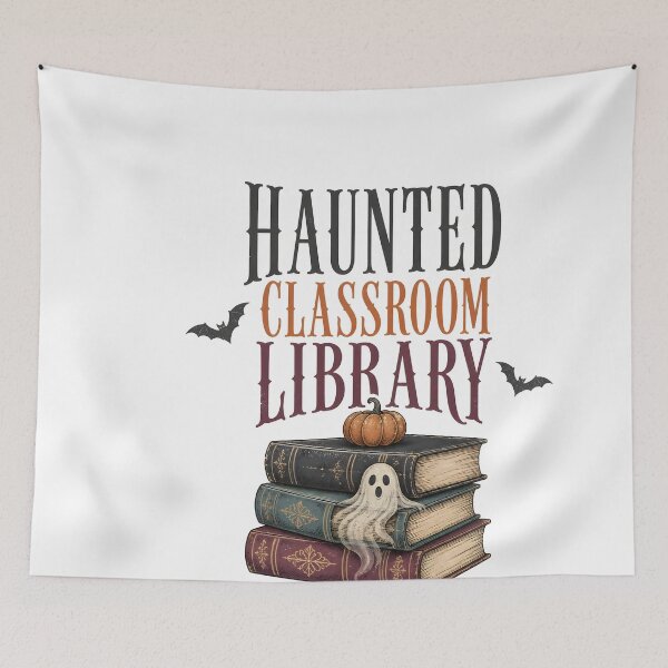 Item preview, Haunted Classroom Library Spooky Reading Corner designed and sold by LiviuGligoros.
