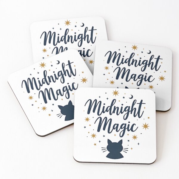 Item preview, midnight magic cute cat happy halloween designed and sold by Panya-Design.