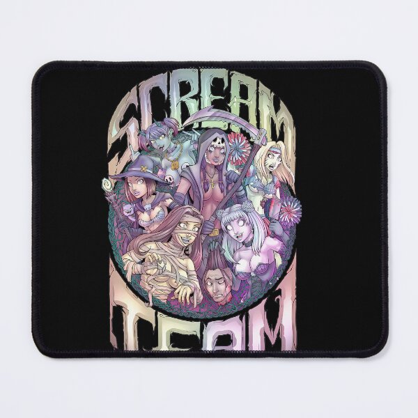 Item preview, Monster Girls Cheerleading Squad Anime Comic Art designed and sold by JeannetteJGray.