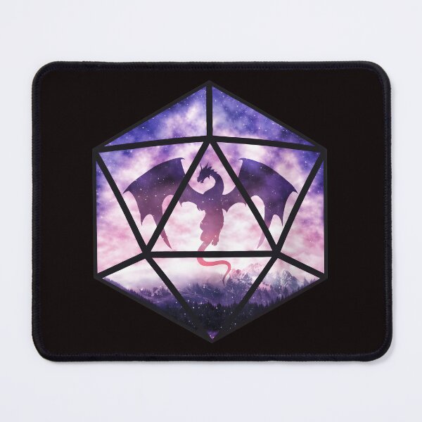Item preview, Cosmic Dragon D20 Nebula Fantasy Art designed and sold by LookaaL.