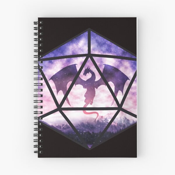 Item preview, Cosmic Dragon D20 Nebula Fantasy Art designed and sold by LookaaL.