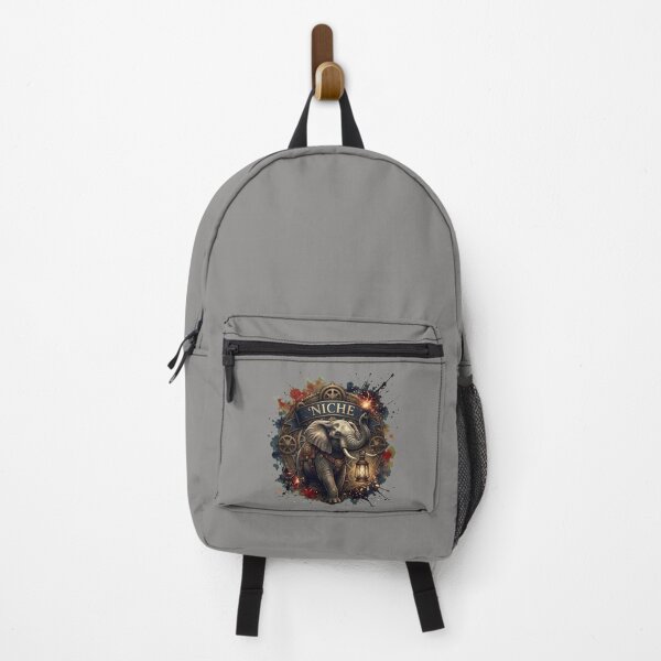 Item preview, Cute Elephant in Watercolor Emblem Print-4 designed and sold by SorenReinha.