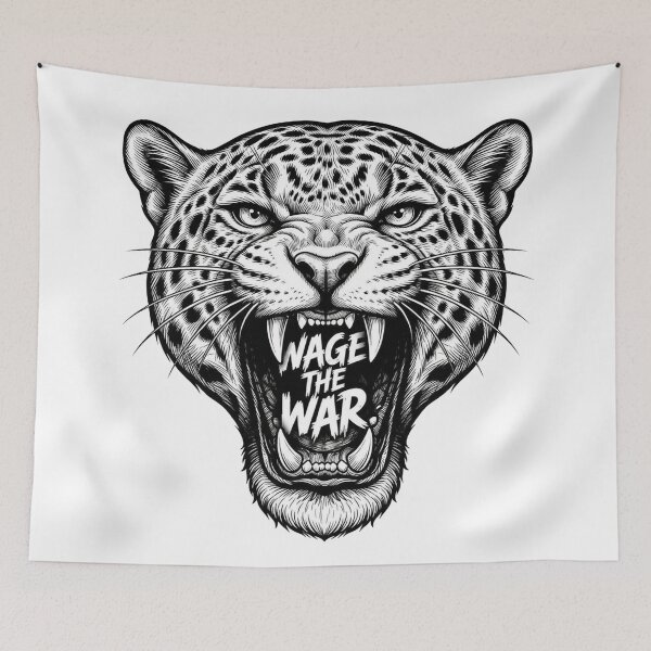Item preview, Wage The War Socialist Anti Capitalist Leopard    designed and sold by Owcomm.