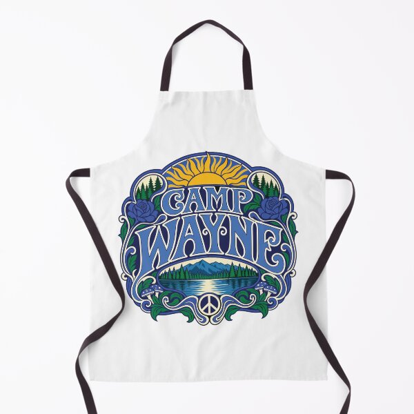 Aperçu de l'œuvre CAMP WAYNE RÉTRO créée et vendue par KUSTOM CAMP CREATIVES.