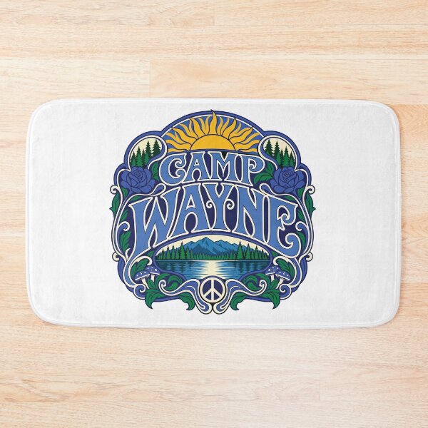 Aperçu de l'œuvre CAMP WAYNE RÉTRO créée et vendue par KUSTOM CAMP CREATIVES.