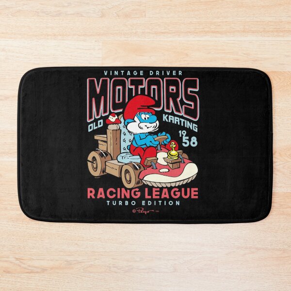 Item preview, The Smurfs Vintage Driver Motors Old Karting Papa Smurf Logo Essential designed and sold by circliqueart.