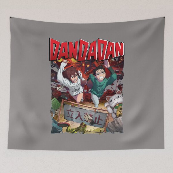 Item preview, DANDADAN Anime Action Running Dynamic Graphic Tee-61 designed and sold by NicoleRuhrmann.