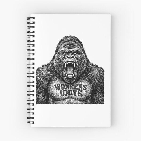 Item preview, Workers Unite Angry Gorilla Socialist Revolution designed and sold by Owcomm.
