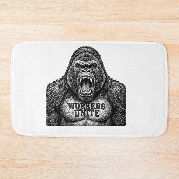 Item preview, Workers Unite Angry Gorilla Socialist Revolution designed and sold by Owcomm.