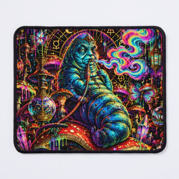 Item preview, The Hierophant Tarot Card | Wonderland Caterpillar designed and sold by LollipopPrints.