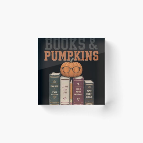 Item preview, Books And Pumpkins Autumn Classroom Library Teacher designed and sold by LiviuGligoros.