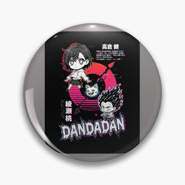 Item preview, DANDADAN Momo & Okarun Retro Sunset Tee-63 designed and sold by NicoleRuhrmann.