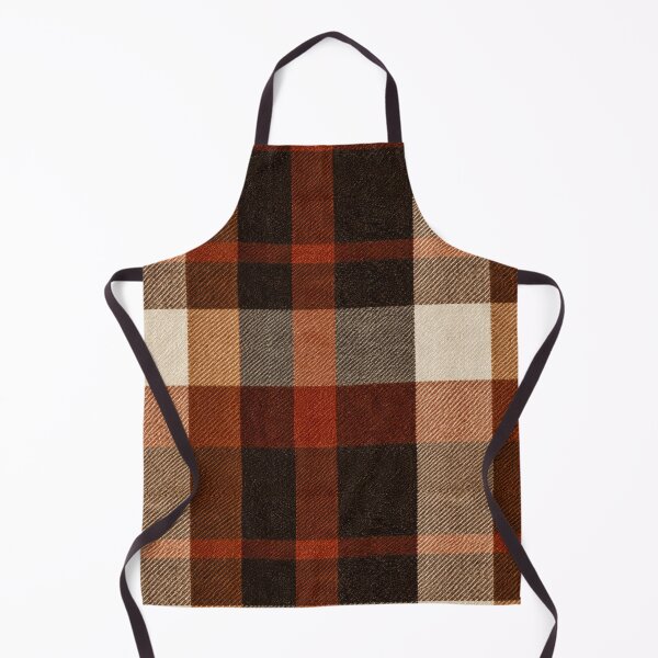 Item preview, Orange Autumn Plaid Checkered Pattern designed and sold by Tetete.