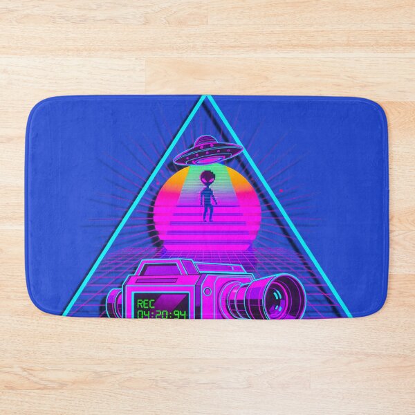Item preview, Vaporwave Subject Missing UFO - Neon VHS Camcorder Alien designed and sold by A E S T H E T A T A G.