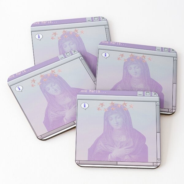 Item preview, Ave Maria" 90s Computer Pop-up Art designed and sold by The Lady Goblin's Goods.