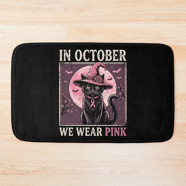 Item preview, In October We Wear Pink Chat Noir Chapeau De Sorcière designed and sold by MizoX7.