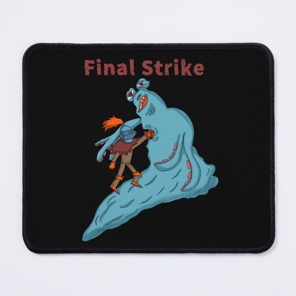 Item preview, Knight Punching a Giant Blue Slug Creature designed and sold by Nyamilah.
