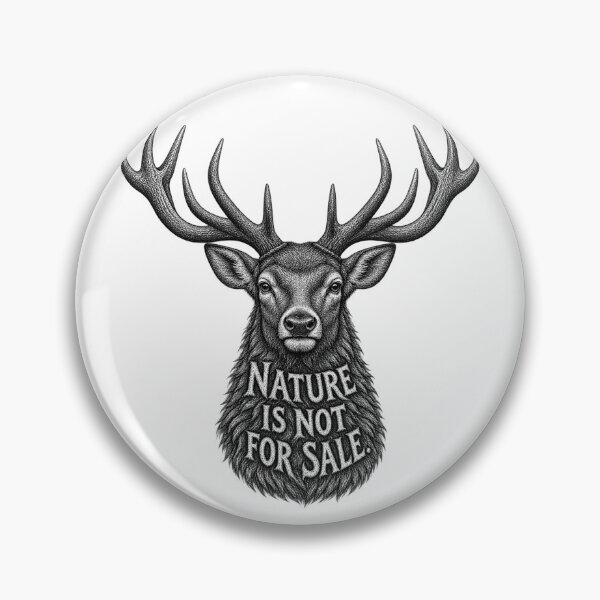 Item preview, Nature Is Not For Sale Deer Antlers designed and sold by Owcomm.