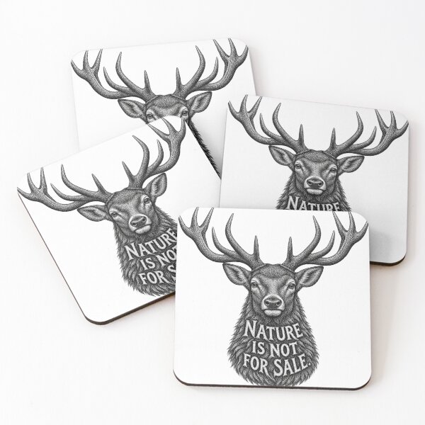 Item preview, Nature Is Not For Sale Deer Antlers designed and sold by Owcomm.