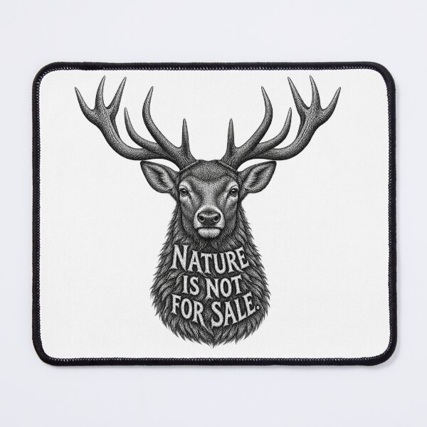 Item preview, Nature Is Not For Sale Deer Antlers designed and sold by Owcomm.