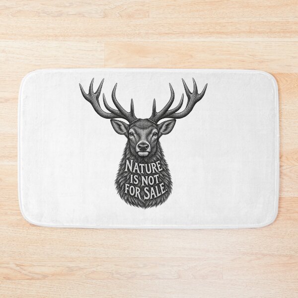 Item preview, Nature Is Not For Sale Deer Antlers designed and sold by Owcomm.