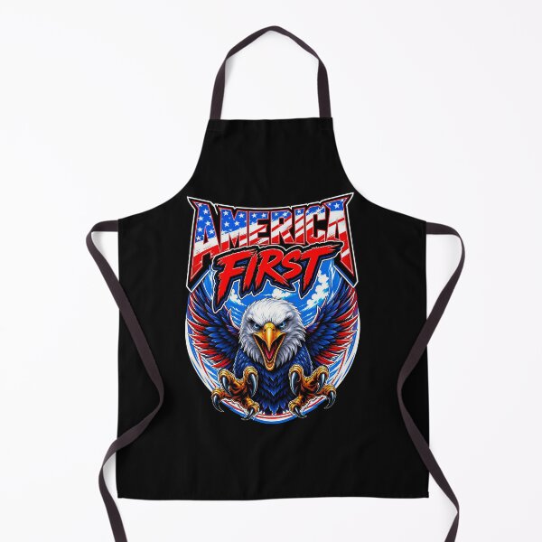 Item preview, America First Eagle – American Flag Bald Eagle Patriotic USA Design designed and sold by WLHmedia.com .