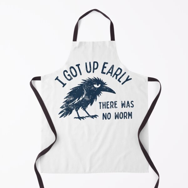 Item preview, I Got Up Early There was No Worm Grumpy Crow designed and sold by VibePrints42.