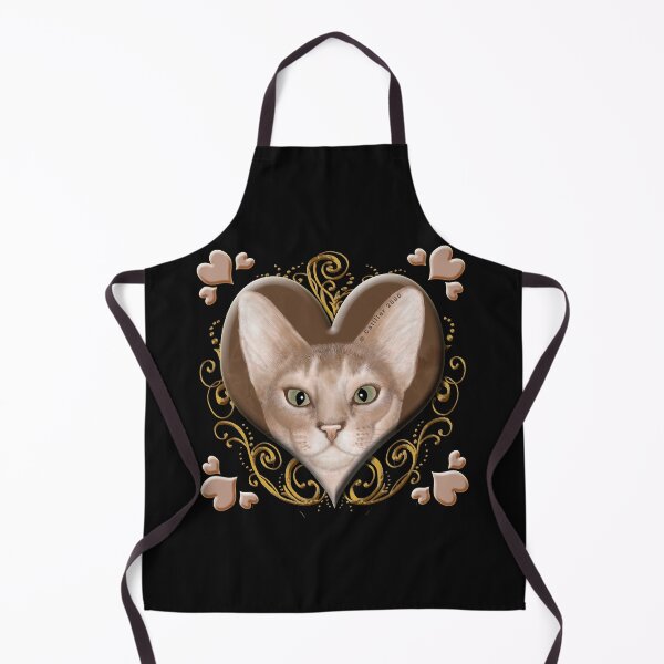 Item preview, Abyssinian Cat Heart designed and sold by artmuvz.