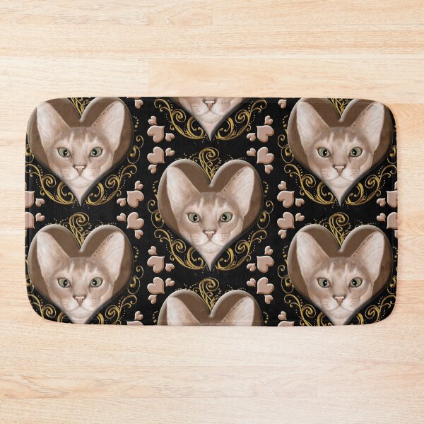 Item preview, Abyssinian Cat Heart designed and sold by artmuvz.