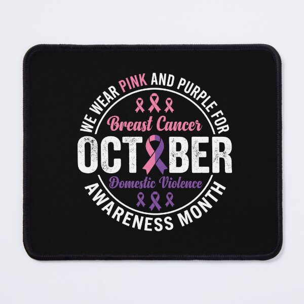 Item preview, We Wear Pink And Purple October Sensibilisation designed and sold by MizoX7.
