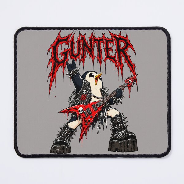 Item preview, Gunter – Penguin Metal Guitarist designed and sold by VIC ART.