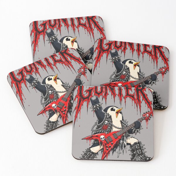 Item preview, Gunter – Penguin Metal Guitarist designed and sold by VIC ART.