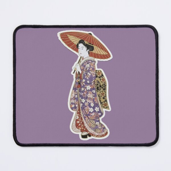 Item preview, Vintage Kimono Lady - Classic Ukiyo-e Style designed and sold by Kokeshidreams.