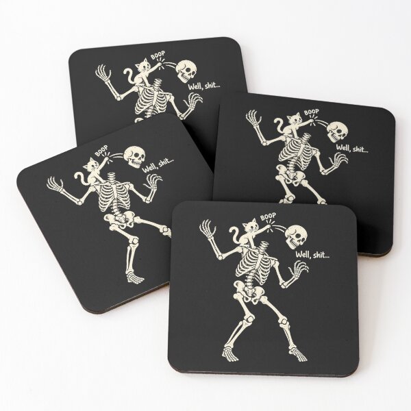 Item preview, Funny Cat Boop Skeleton Skull Knock Off Sarcastic Kitten Humor Graphic designed and sold by Fatherday.