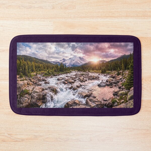 Item preview, Rushing Water Through Rocky Rapids designed and sold by amusefullife.