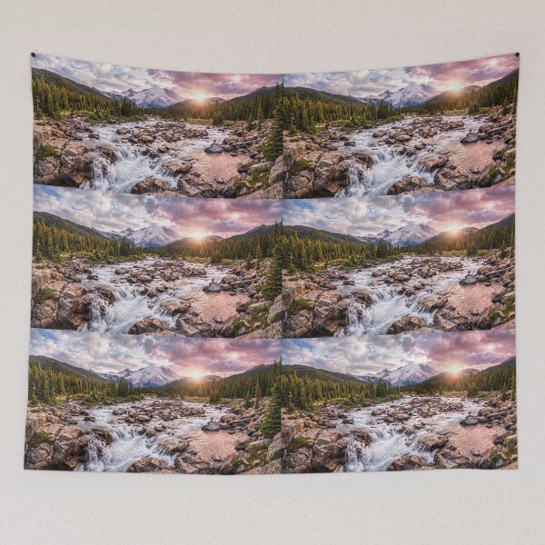 Item preview, Rushing Water Through Rocky Rapids designed and sold by amusefullife.