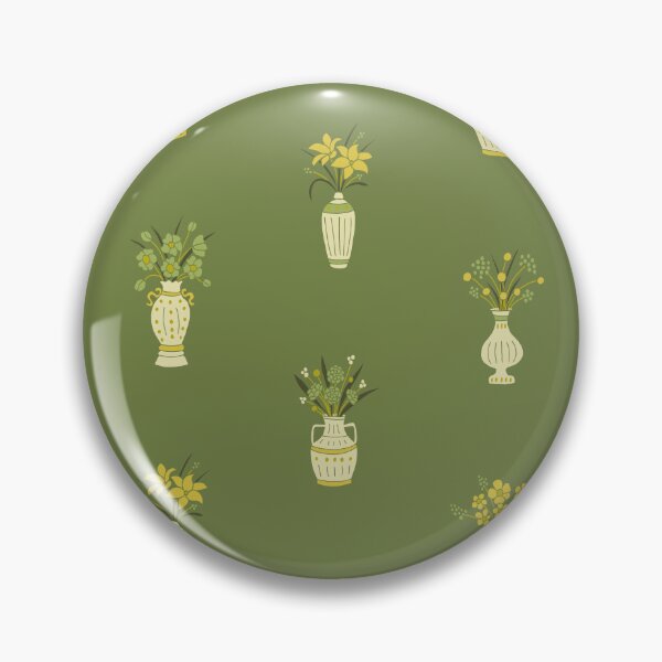 Item preview, Tiny Bouquets - Small Flower Vases in Green and Yellow designed and sold by somecallmebeth.